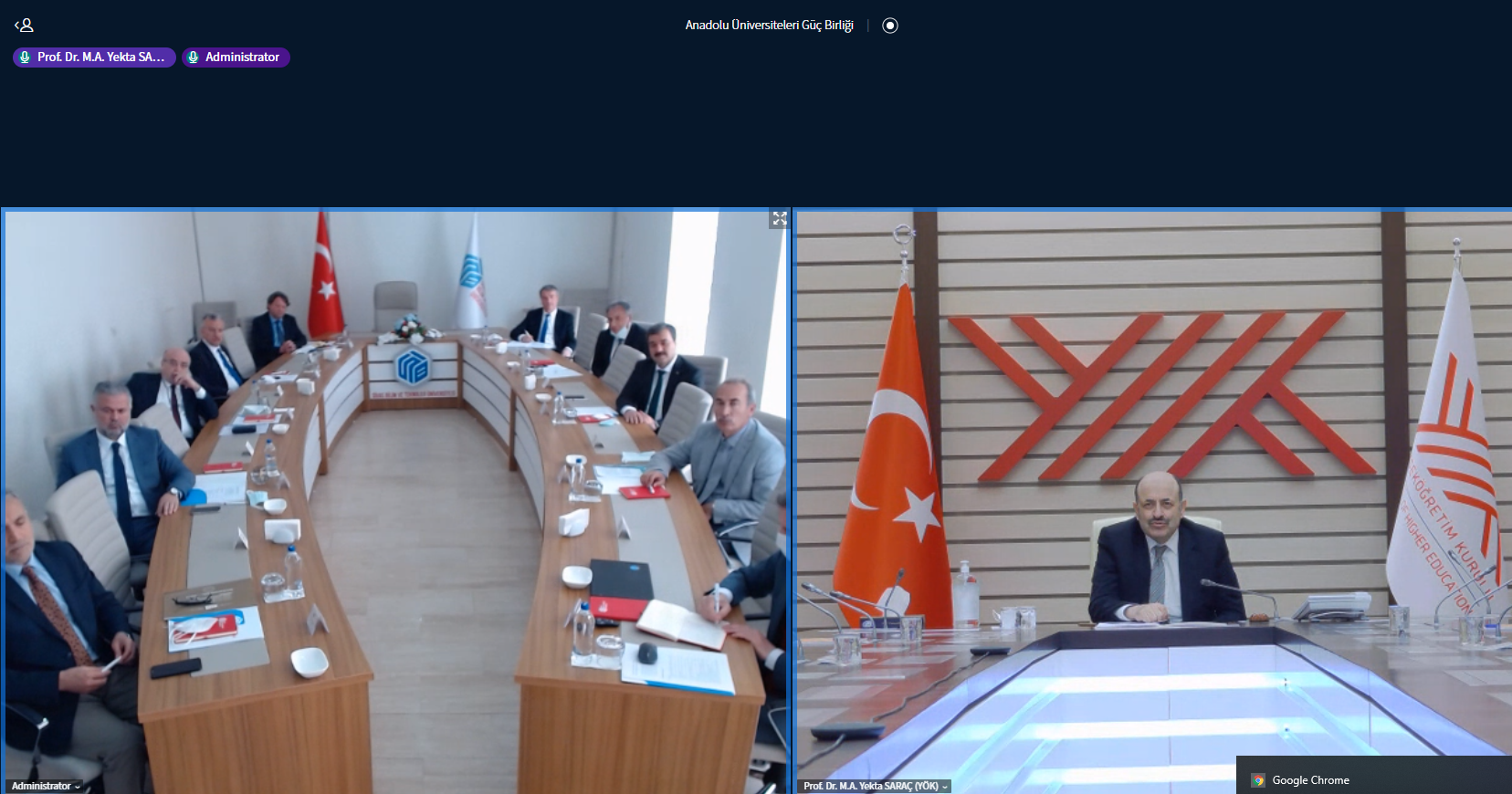 Anadolu Üniversiteleri Birliği 1. İstişari Toplantısı Yapıldı