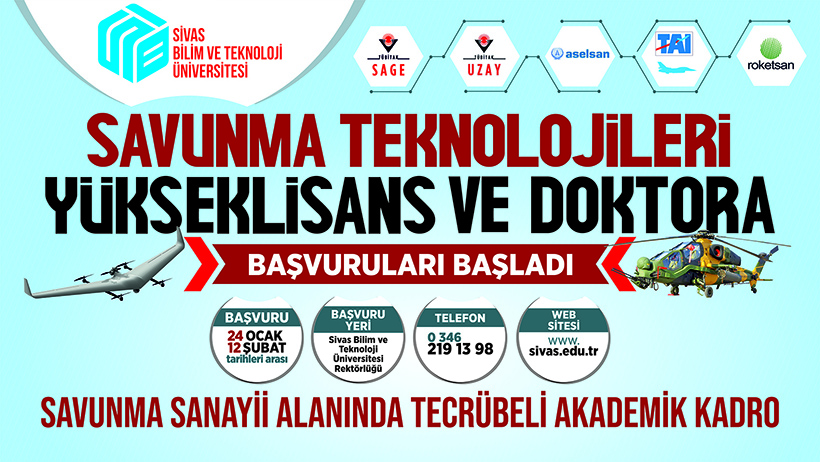 Sivas Bilim Teknoloji üniversitesi’nde Öğrenci Alımına Başlandı