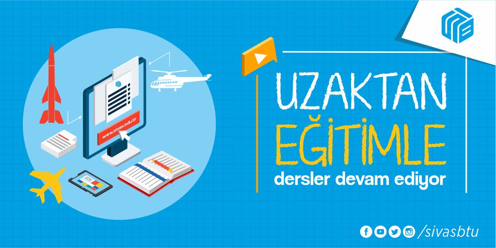 Uzaktan Eğitimle Dersler Sürüyor