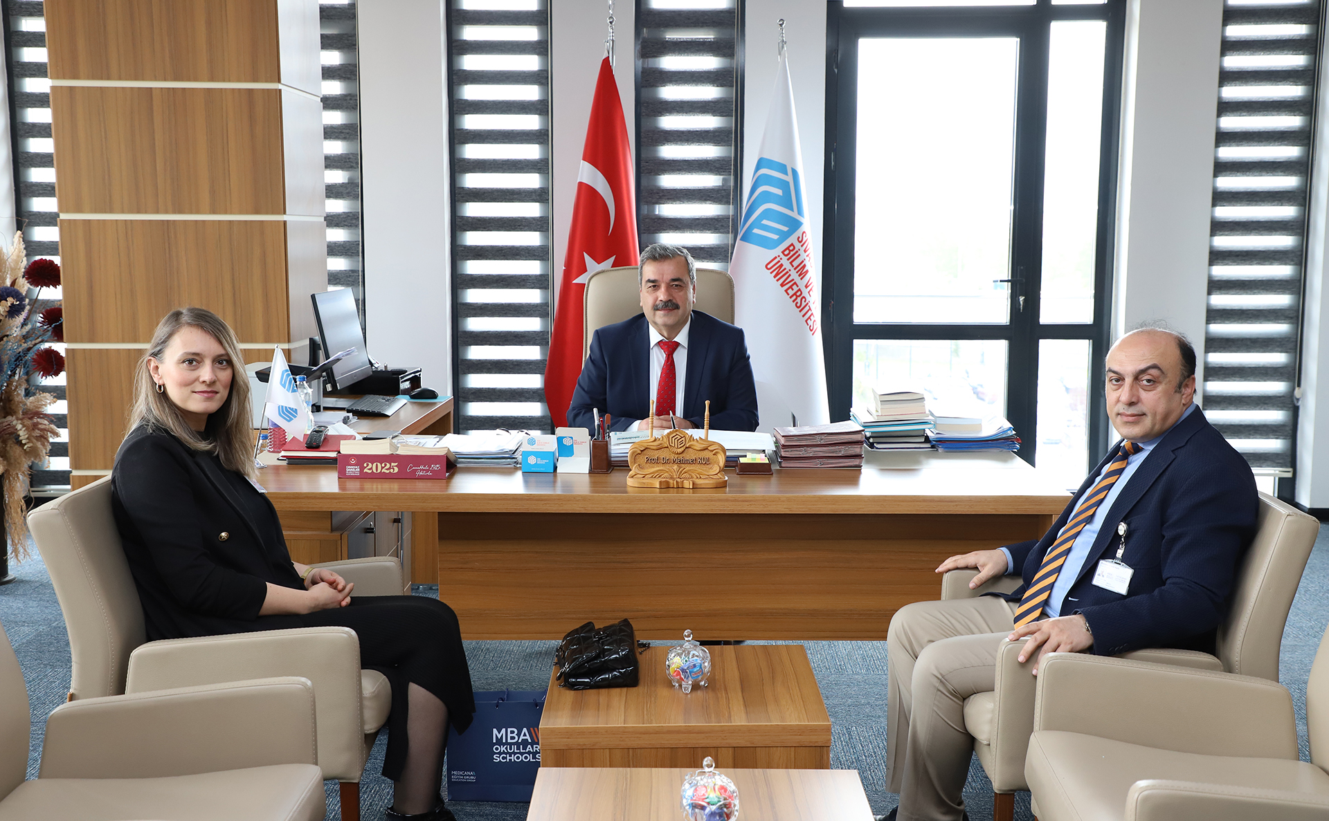 MBA Okullarından Rektörümüz Prof. Dr. Mehmet Kul’a Ziyaret