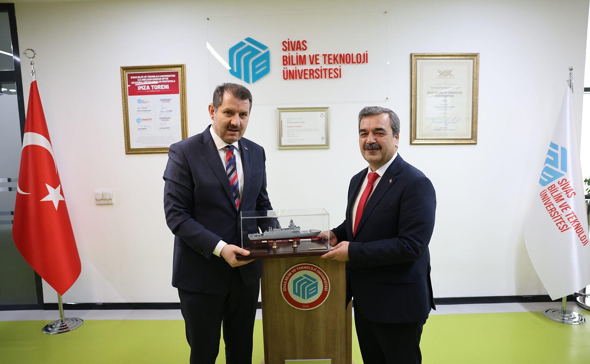 Millî Savunma Bakan Yardımcısı Salih Ayhan, MSB ile SBTÜ Arasında İmzalanacak Protokol İçin SBTÜ’de