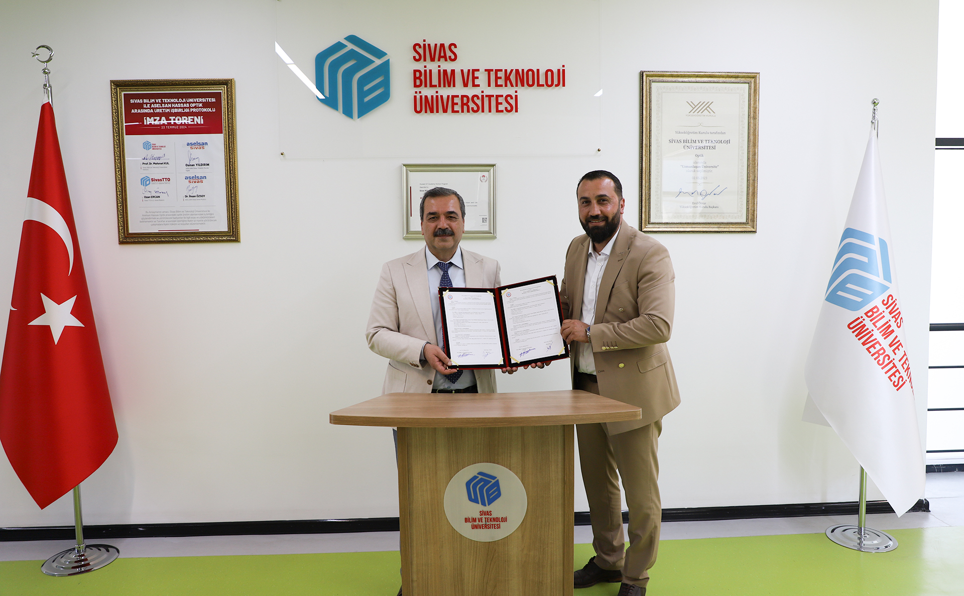 SBTÜ ile Toprak Gayrimenkul Arasında Hayırseverlik Protokolü İmzalandı