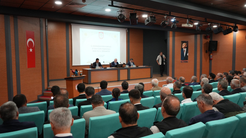 SBTÜ Rektör Vekili Prof. Dr. Sabit Horoz, İl Koordinasyon Kurulu Toplantısına Katıldı