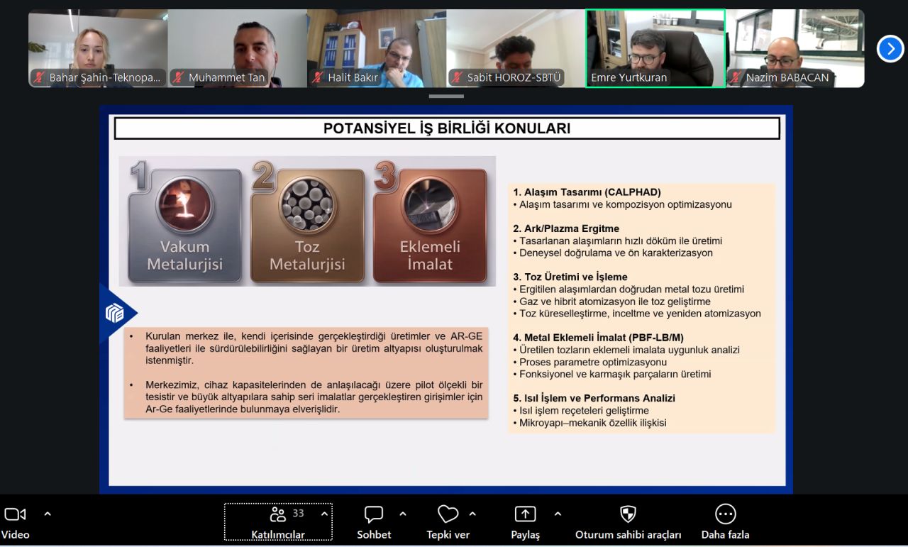 SBTÜ Laboratuvar Altyapıları, Teknopark İstanbul Webinarında Tanıtıldı
